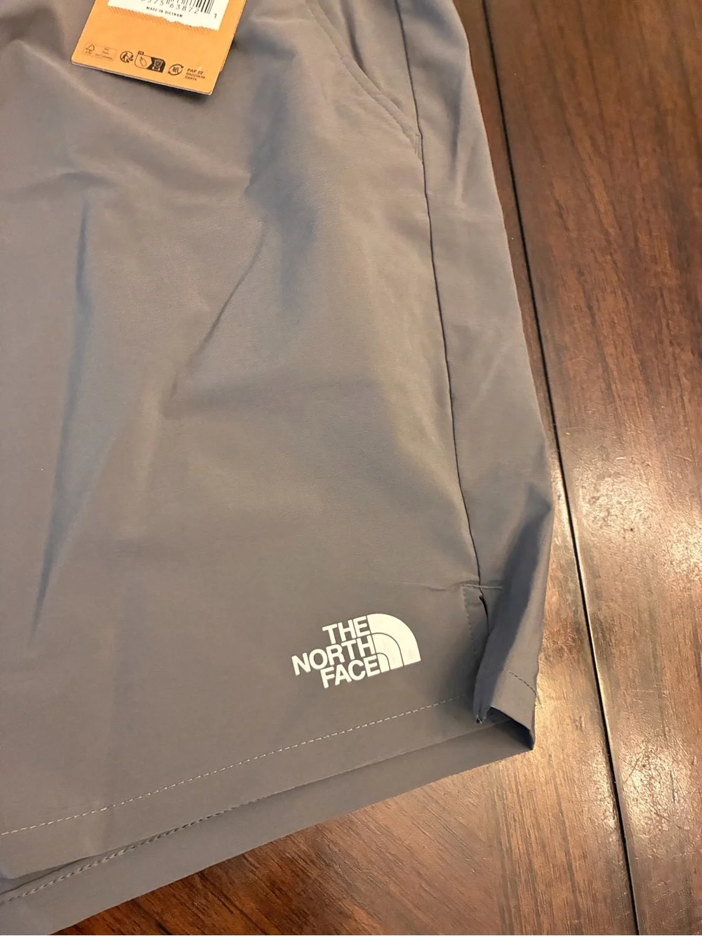 The North Face Mens Big Wander Short 2.0, 5X, LNG, Smoked Pearl New